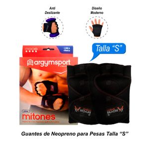 Guantes de Neopreno para Pesas Talla “S”