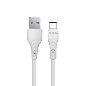 Cable USB Yoobao Tipo C 100cm C6 Blanco