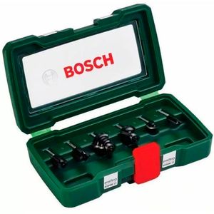 SET X 6 Fresas vastago 1/4" HM Bosch