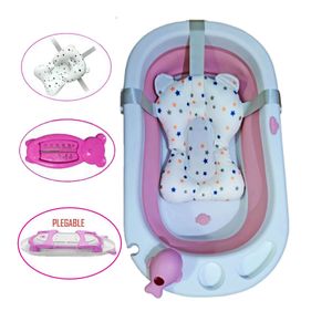 Bañera Plegable Aquarium Rosado