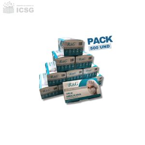 Mascarilla 3 Pliegues 500 Unidades / Pack 10 Cajas Celeste + Regalo