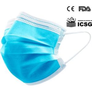 Mascarilla Quirurgica 3 Pliegues Desechable Family Doctor-Pack-150 Unid