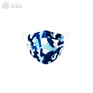 Mascarilla Camuflada Quirurgica Azul 50 Un + Regalo