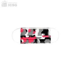 Mascarilla Camuflada Quirurgica Rojo 50 Un + Regalo