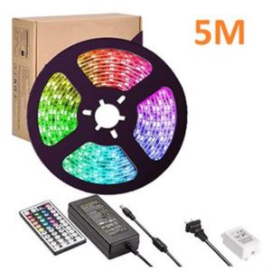 Tira Luces Led 5m RGB 5050 Control 48 Boton