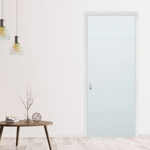 Puerta HDF blanca Mediterranea 4x90x207cm