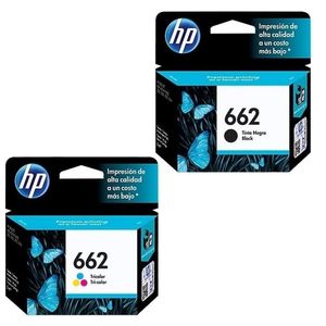 Kit de Tinta HP 662 NEGRO  Y Tricolor CZ104AL) (CZ103AL)