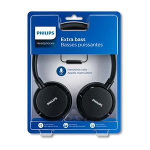 Audífonos Extra Bass Con Micrófono SHL5005 Negro Philips