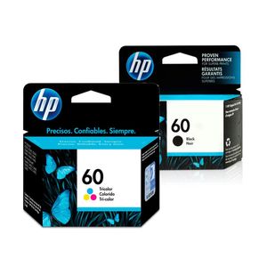 Pack Tinta Hp 60 Negro Y 60 Tricolor