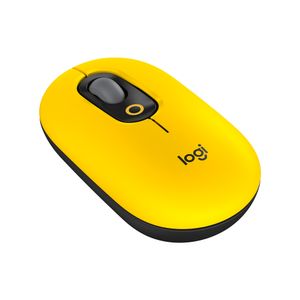 Mouse Logitech Pop Bluetooth Black yellow