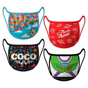 Set x 4 Mascarillas para Niños Disney Store Pixar 2