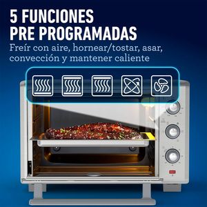Horno con Freidora de Aire Oster 35 Litros TSSTTVLS35