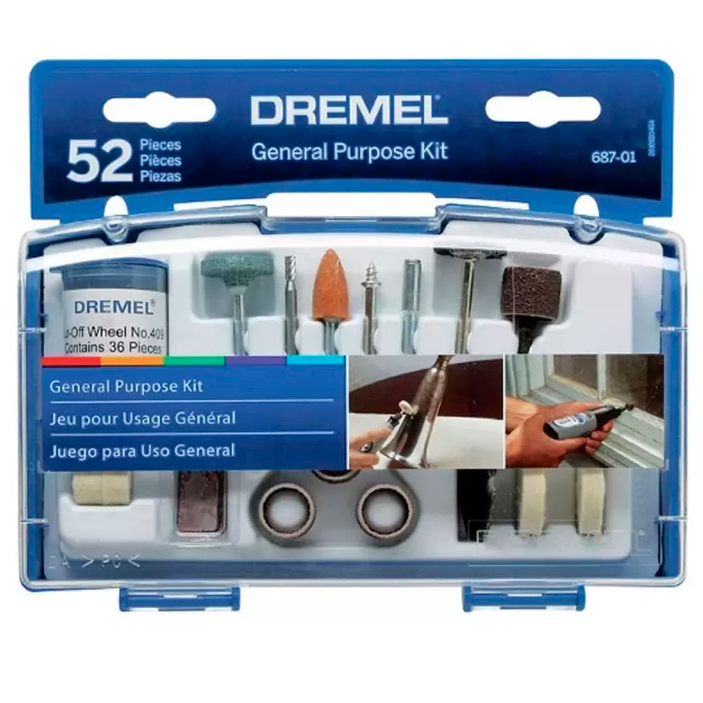 Kit De 52 Accesorios Para Minitorno Dremel 687 - Real Plaza