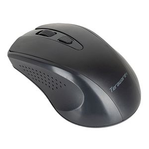 Mouse inalámbrico Teraware 4W019, receptor usb, 1600 dpi, 4 botones, usa pilas, negro