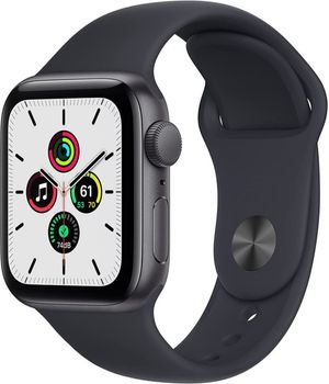 Apple Watch SE 40mm Space Grey Aluminium Case with Midnight Sport Band