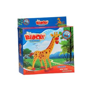Juego Didáctico Rompecabezas de Blocks 3D Jirafa