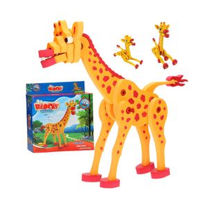 Juego Didáctico Rompecabezas de Blocks 3D Jirafa