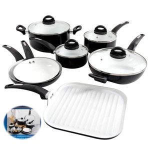 Juego de Ollas Oster de Aluminio 11piezas HERSTAL