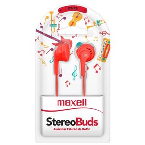 Audifonos Maxell EB-95 Earbud Rojo
