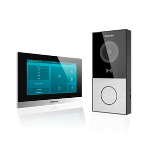 Kit Akuvox E12s Flexible:  Intercomunicador Smart E12s + Pantalla 7" C315W Android Wifi + Switch poe