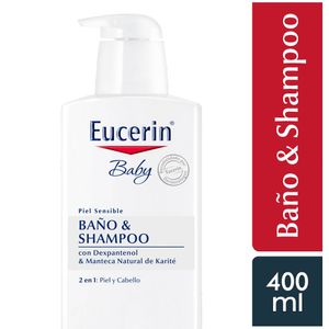 Baño y Shampoo Eucerin Baby - Frasco 400 ML