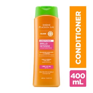 Acondicionador Placenta Life Saloon Brillo Intenso - Frasco 400 ML