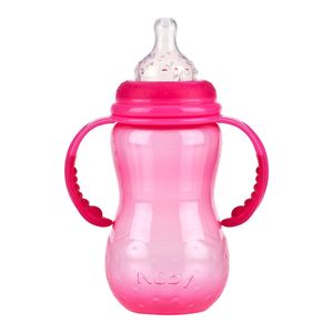 Biberón Infantil Nuby Nurser Ancho 2 Pasos - Frasco 360 ML