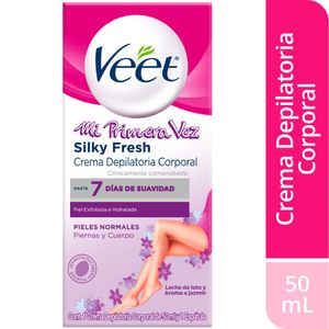 Crema Depilatoria Veet Mi Primera Vez - Tubo 50 ML