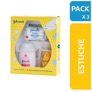Estuche Johnson's Baby Crema, Shampoo y Jabón