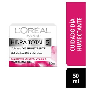 Crema Humectante de Día L'Oréal Paris Skin Care Hidra-Total 5 - Pote 50 G