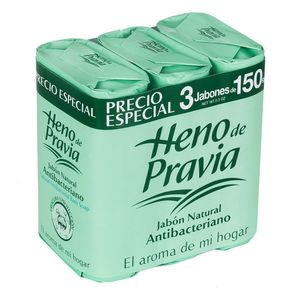 Jabón Antibacterial Heno De PraviaPack de 3 Und. - Pack 3 UN