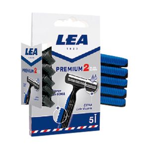 Máquina de Afeitar Lea Premium 2 Hojas - Blíster 4 UN
