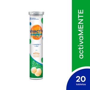 Magnesio + Complejo B Vivactiv Tableta Efervescente