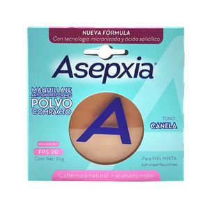 Maquillaje en Polvo Anti-Imperfecciones Asepxia Tono Canela - 10 G