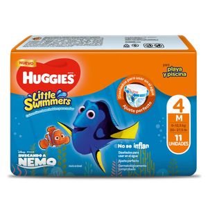 Pañales Huggies Little Swimmers Talla M - Bolsa 11 UN