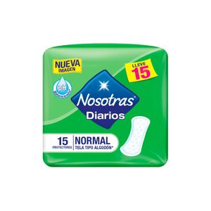 Protectores Diarios Normal Nosotras - Bolsa 15 UN