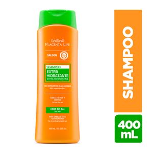 Shampoo Saloon Placenta Life Extra Hidratante - Frasco 400 ML