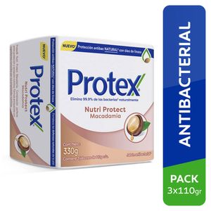 Jabón Antibacterial Protex Pro-HidrataPack de 3 Und. - Pack 3 UN