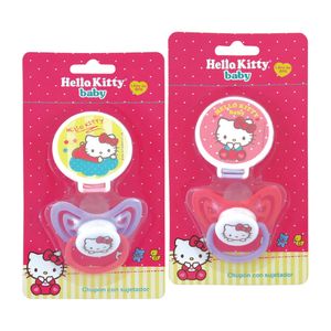 Chupón con Sujetador para Bebé Hello Kitty - Blister 1 UN