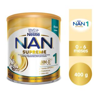 NAN® 1 SUPREME® Fórmula Láctea en Polvo - Lata 400 G