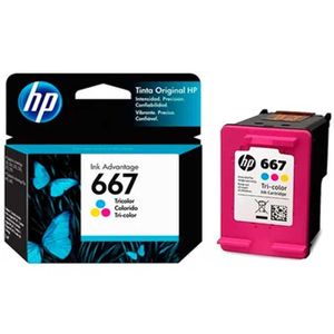 Tinta Hp 3YM78AL (667) Tricolor (DJ 2775 / 4175)