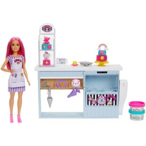 Muñeca Barbie Set De Pastelería Hgb73