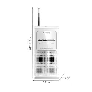 Radio reloj Philips AE1500 Blanco