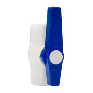 Válvula esférica PVC 1/2" sin hilos