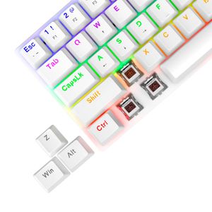 Teclado T-Dagger  T-TGK321W ARENA Rainbow, Spanish WHITE