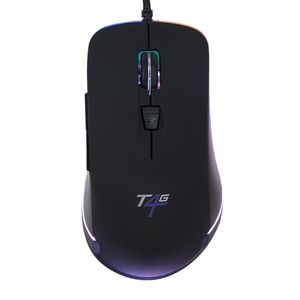 Mouse gamer alámbrico Teraware4gamer, conexión USB, resolución 3200 DPI, 6 botones y luces RGB
