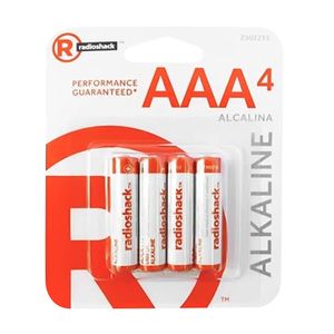 Pilas alcalinas Radioshack AAA x4