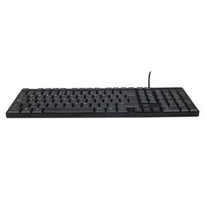 Teclado alámbrico Teraware membrana, conexión usb, teclado numérico, negro