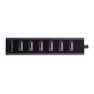 Hub Teraware conector usb a 7 puertos usb 2.0, negro