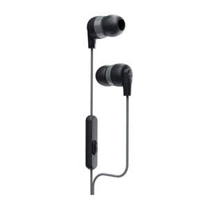 Audífonos in ear con micrófono Skullcandy Ink'd almohadillas de silicona, conector 3.5 mm, control de música y llamadas, negro